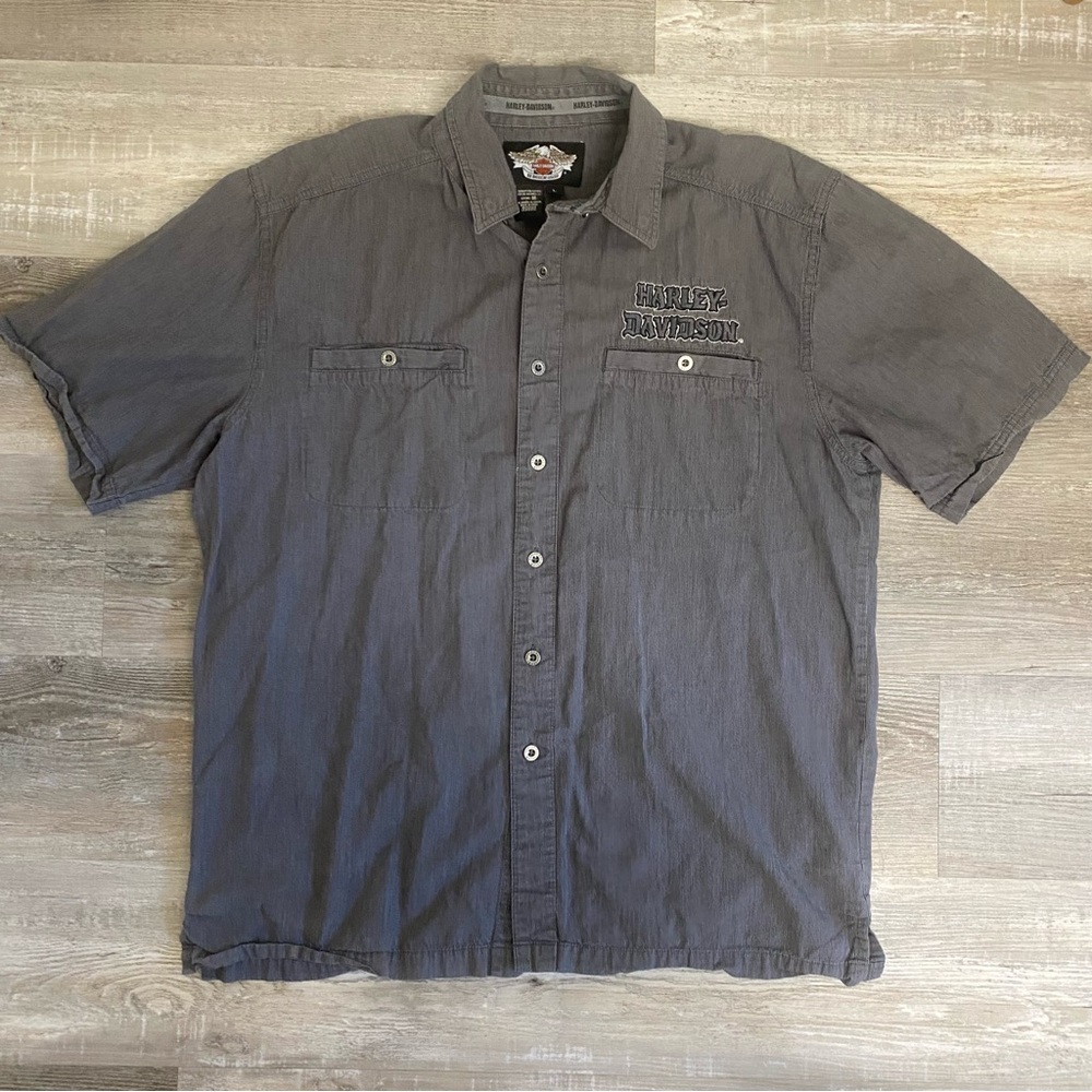 Harley Davidson Mens Button Down Collared Shirt *like NEW* size Large